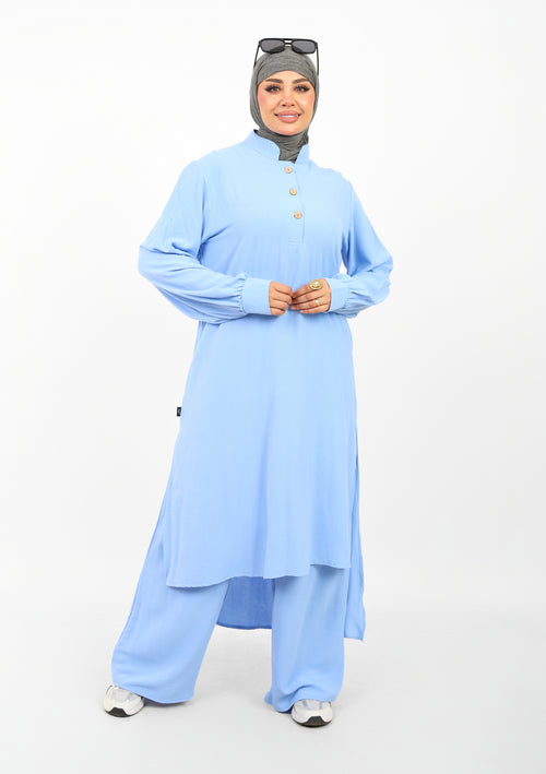 Dali Wear – Ensemble Bleu ciel Élégant