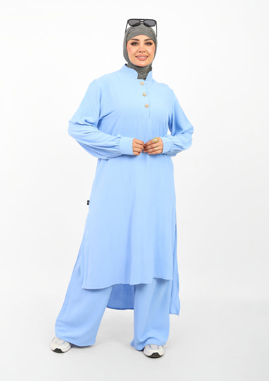 Dali Wear – Ensemble Bleu ciel Élégant