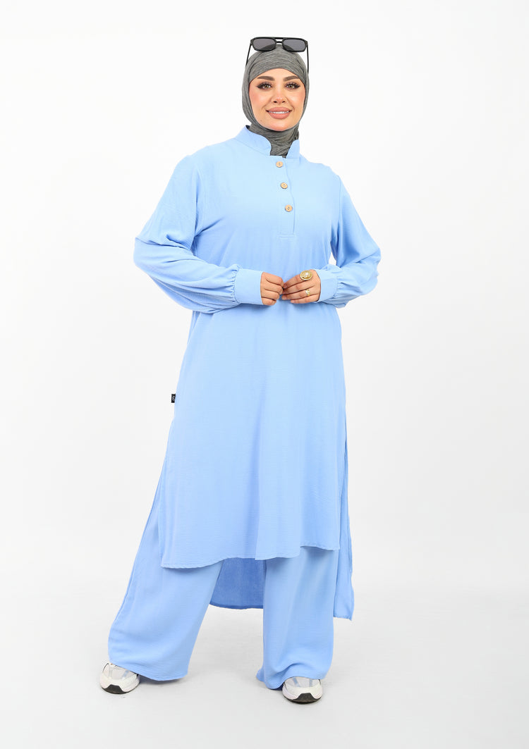 Dali Wear – Ensemble Bleu ciel Élégant