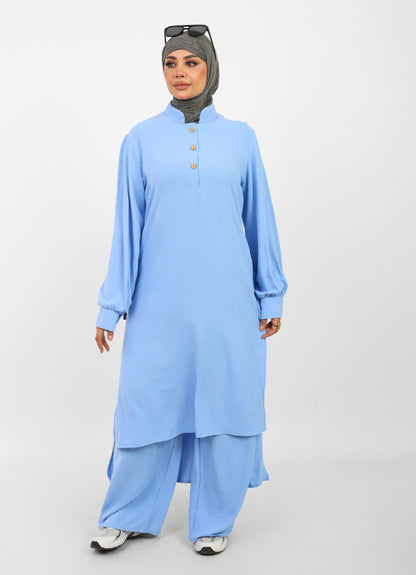 Dali Wear – Ensemble Bleu ciel Élégant