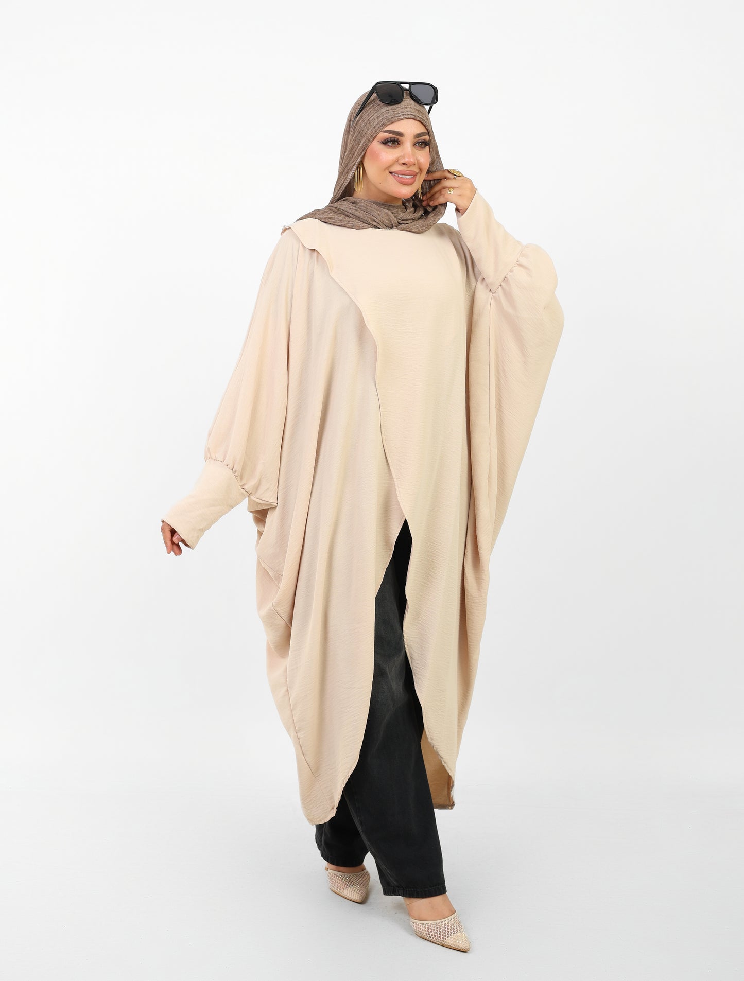Dali Wear – Ensemble Robe Élégant Beige