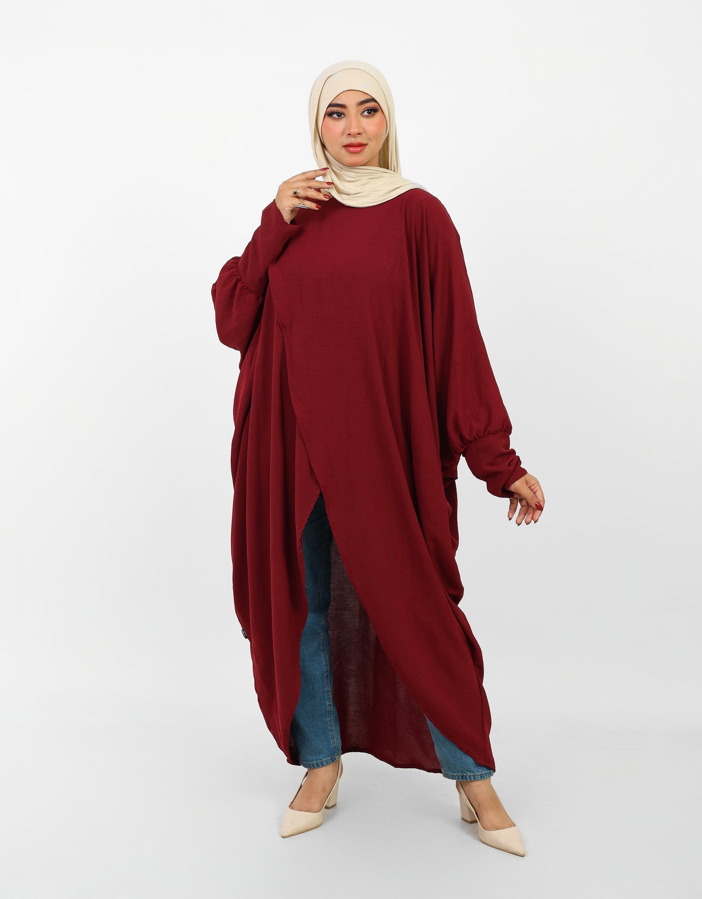 Dali Wear – Ensemble Robe Élégant Rouge