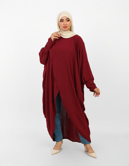 Dali Wear – Ensemble Robe Élégant Rouge