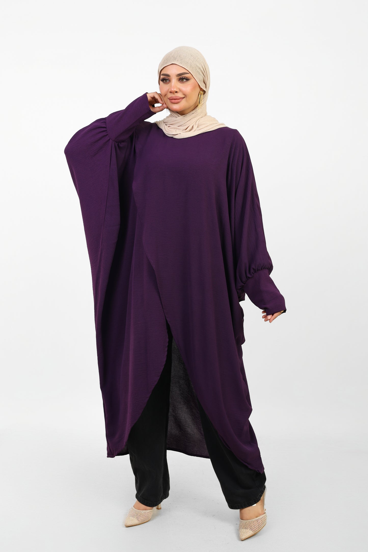 Dali Wear – Ensemble Robe violet Élégant